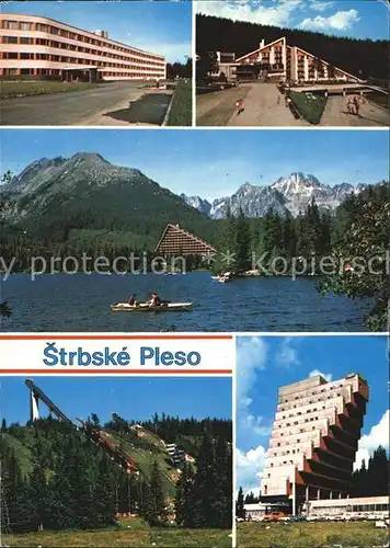 Strbske Pleso See Hotel Sprungschanze Hohe Tatra Kat. Tschirmer See Vysoke Tatry