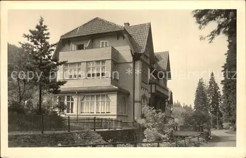 Friedrichroda Erholungsheim VEB Chemie Buna Schauenburgmuehle Kat. Friedrichroda