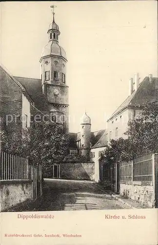 Dippoldiswalde Osterzgebirge Kirche Schloss Kat. Dippoldiswalde