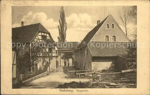 Radeberg Sachsen Bergmuehle Kat. Radeberg