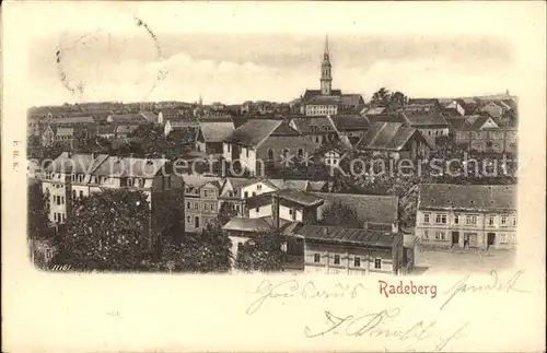 Radeberg Sachsen Stadtansicht Kat. Radeberg