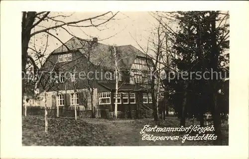 Klingenberg Sachsen Hartmannsdorf Talsperren Gaststaette Kat. Pretzschendorf