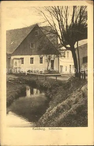 Radeberg Sachsen Schlossmuehle Kat. Radeberg