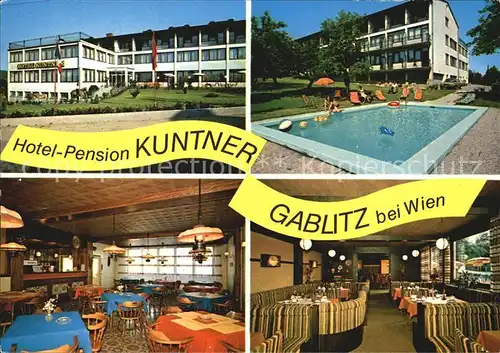 Gablitz Hotel Pension Kuntner Schwimmbad  Kat. Gablitz