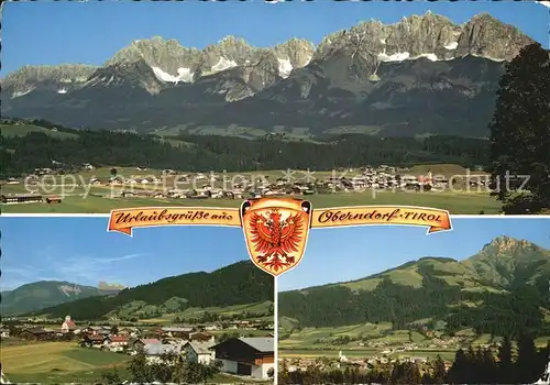 Oberndorf Tirol Wilder Kaiser Kitzbueheler Horn Kat. Oberndorf in Tirol