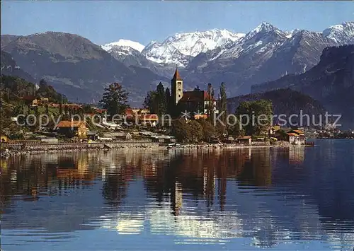 Brienz BE Brienzersee Planplatte Sustenhorn Tierberge Kat. Brienz