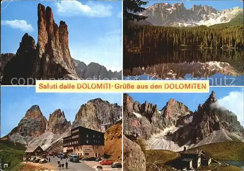 Dolomiten See Pass  Kat. Italien