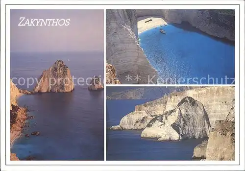 Zakynthos Zante Felsen Kat. Insel Zakynthos