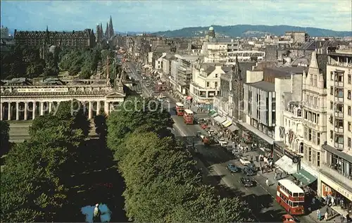 Edinburgh Princess Street from the Scott Monument Kat. Edinburgh