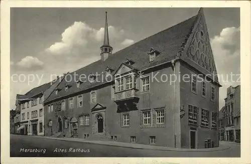 Merseburg Saale Altes Rathaus Kat. Merseburg