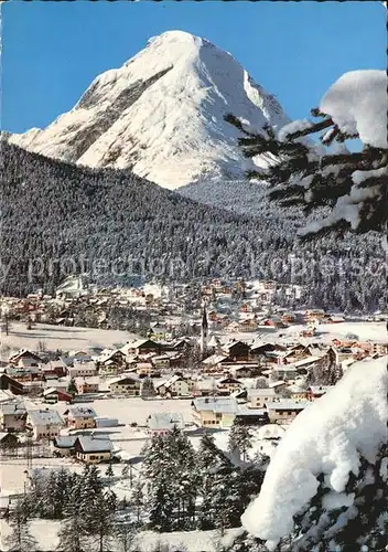 Seefeld Tirol Hohe Munde Winter Kat. Seefeld in Tirol