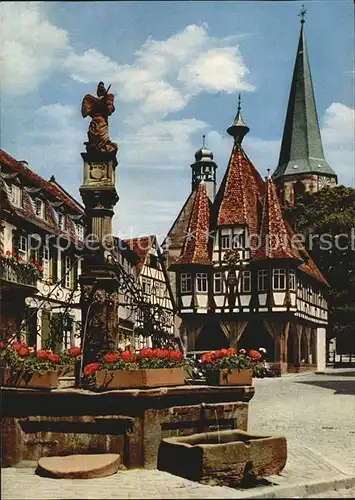 Michelstadt Odenwald Marktplatz Kat. Michelstadt