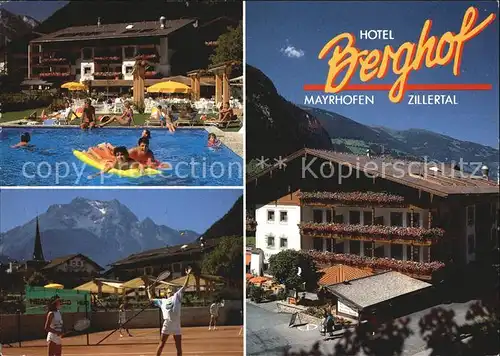 Mayrhofen Zillertal Hotel Berghof Kat. Mayrhofen