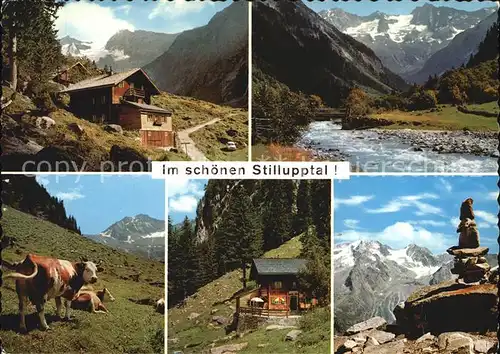 Stillupptal Gruene Wandhuette Taxachalm Keilbachspitze Kat. Zillertal