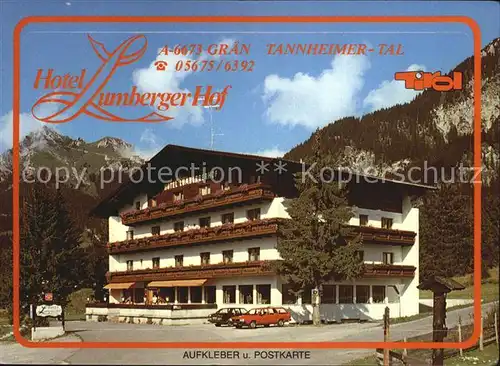 Graen Tirol Hotel Lumberger Hof Kat. Graen