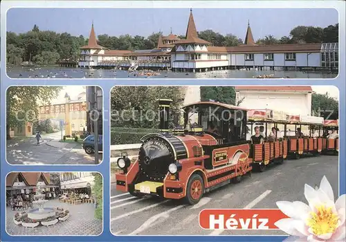 Heviz Hotelanlage Dorfplatz Bummelbahn Kat. Ungarn