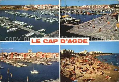 Cap d Agde Le Port et Roberts Club Le Quai La Plage du Mole Kat. Agde