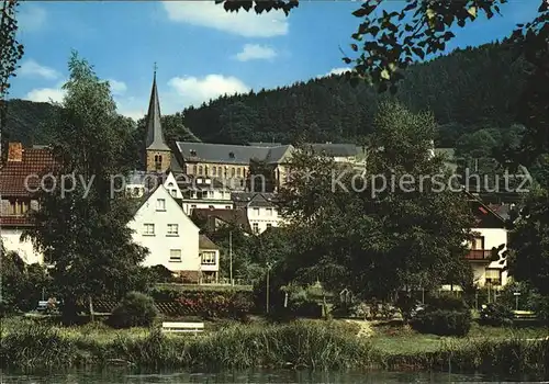 Waldbreitbach Wied Teilansicht Kirche Kat. Waldbreitbach