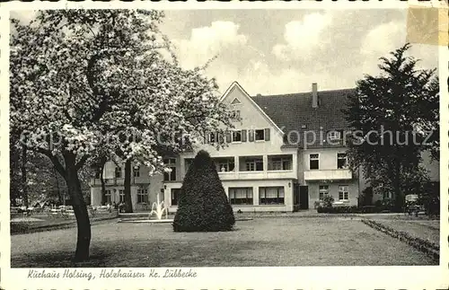 Holzhausen Luebbecke Kurhaus Holsing Baumbluete Kat. Preussisch Oldendorf