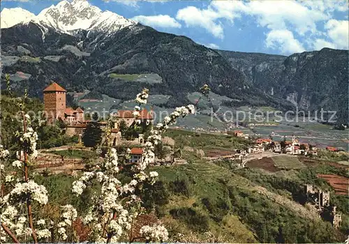 Meran Merano Schloss und Dorf Tirol