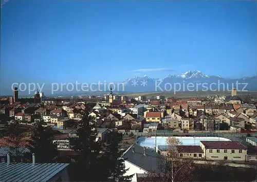 Kezmarok Stadtblick Kat. Slowakei