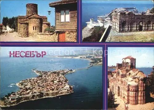 Nessebar Festung Kirche Fliegeraufnahme / Bulgarien /