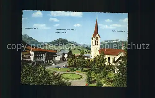 Oberstdorf Widderstein Walmendinger Horn Heuberg Hoher Ifen Kat. Oberstdorf