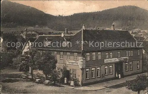 Friedrichroda Gast Logierhaus Thueringer Hof  Kat. Friedrichroda