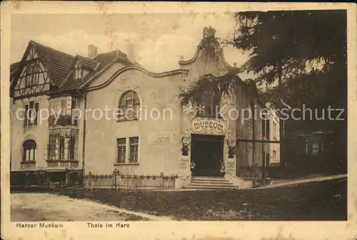 Thale Harz Harzer Museum Kat. Thale