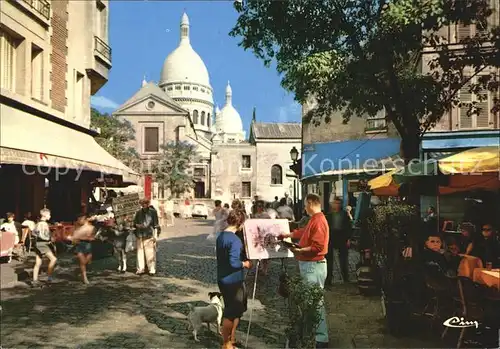 Paris Place du Tertre Kat. Paris