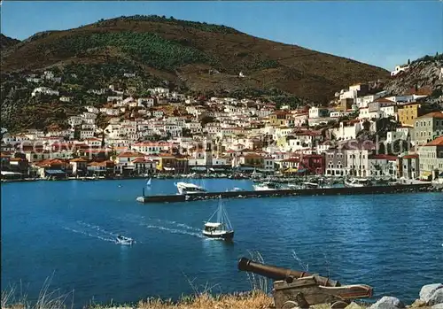 Hydra Panorama Hafen Berge Kat. Insel Hydra