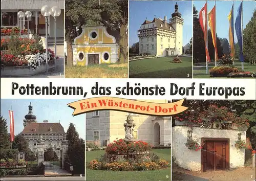 Pottenbrunn Hauptschule Herrschaftskeller Schloss Trautmansdorff Schloss  Allee  Park  Keller Kat. St. Poelten