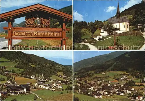 Bad Kleinkirchheim Kaernten Gesamtansicht Ortsschild Kirche Kat. Bad Kleinkirchheim