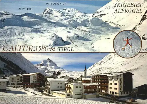 Galtuer Tirol Skigebiet Alpkogel  Kat. Galtuer