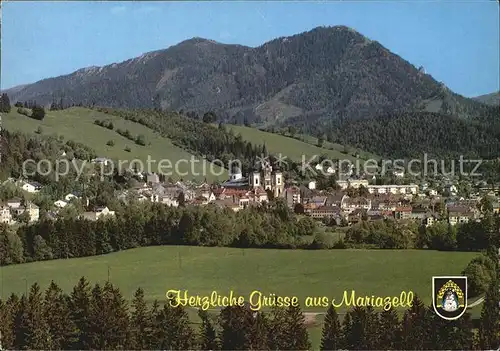 Mariazell Steiermark Gesamtansicht Kat. Mariazell
