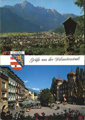 Lienz Tirol Gesamtansicht Stadtplatz Kat. Lienz