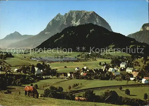 Aigen Ennstal Steiermark Blick zum Grimming Kat. Aigen im Ennstal