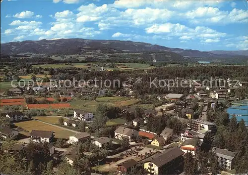 Seelach Klopeinersee Fliegeraufnahme Kat. St. Kanzian am Klopeiner See