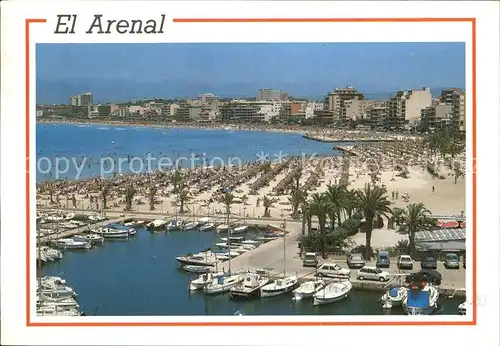 El Arenal Mallorca Panorama Yachthafen Strand Hotels Kat. S Arenal