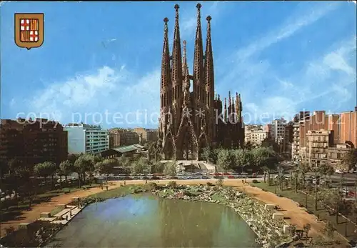 Barcelona Cataluna Templo de la Sagrada Familia Kirche Kat. Barcelona