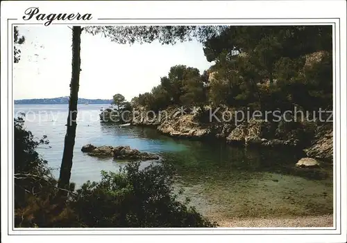 Paguera Mallorca Islas Baleares Cala Fornells Bucht Kueste Kat. Calvia