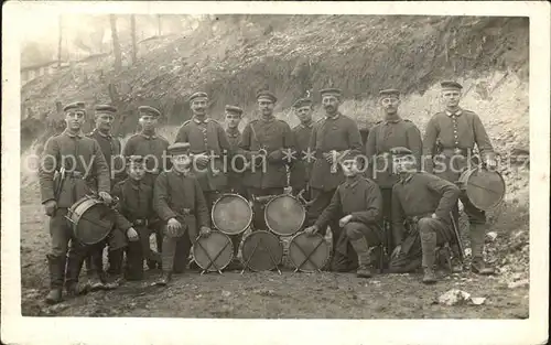 Regiment IR 109 Infanterie armee orchester musikanten gruppenfoto
