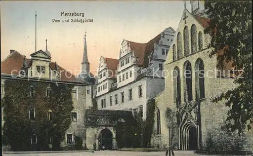 Merseburg Saale Dom Schlossportal Kat. Merseburg