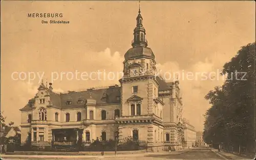 Merseburg Saale Staendehaus Kat. Merseburg