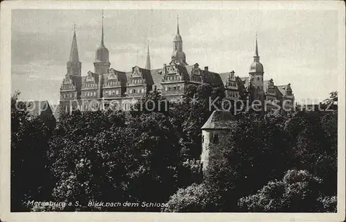 Merseburg Saale Schlick zum Schloss Kat. Merseburg