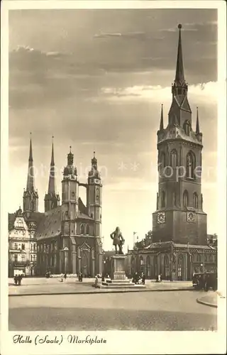 Halle Saale Marktplatz Kat. Halle