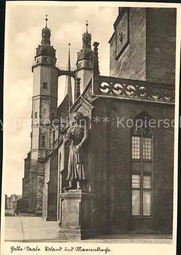 Halle Saale Roland Marienkirche Kat. Halle