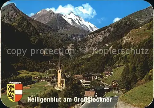 Heiligenblut Kaernten Grossglockner Panorama Kat. Heiligenblut