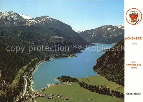 Achenkirch Rofangebirge Baerenkogel Achensee Kat. Achenkirch am Achensee