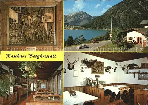 Maurach Tirol Rasthaus Bergkristall Achensee Kat. Eben am Achensee